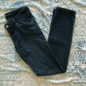 Express Jeans Dark Wash Distressed